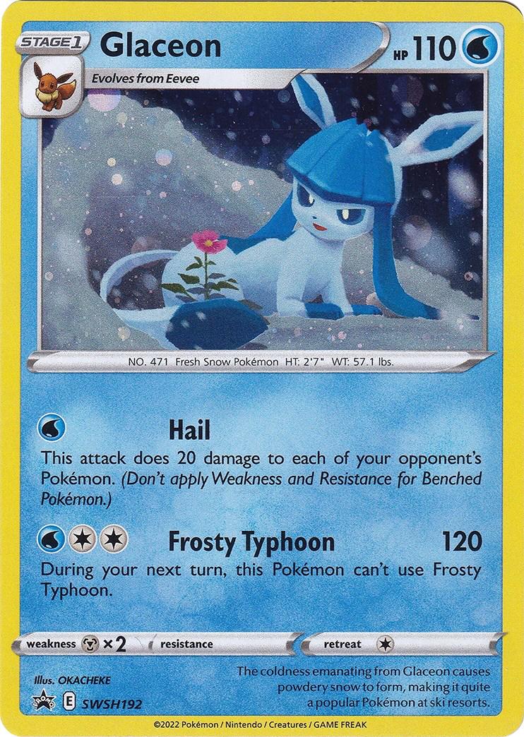 Glaceon SWSH192 Black Star Promo