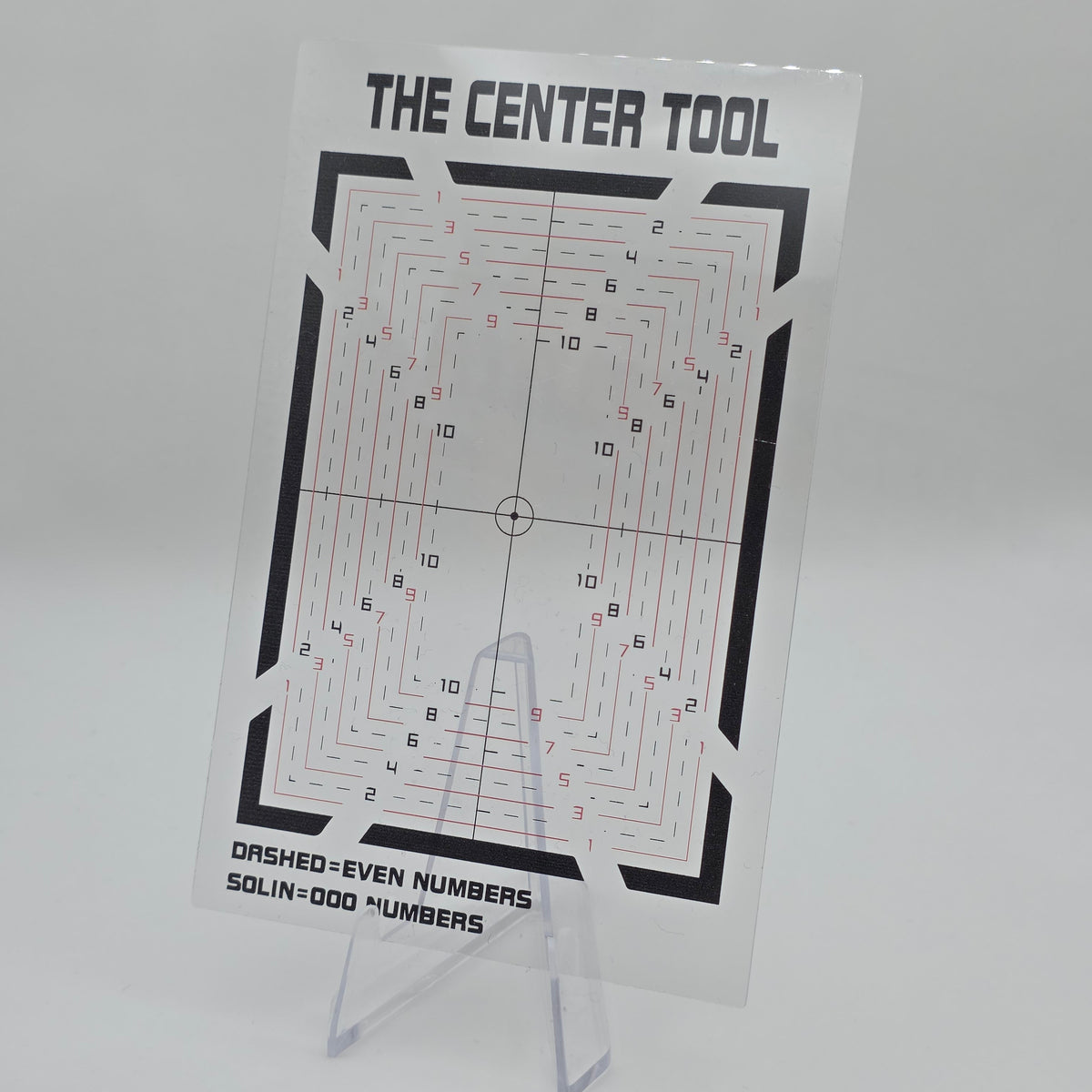 Center tool