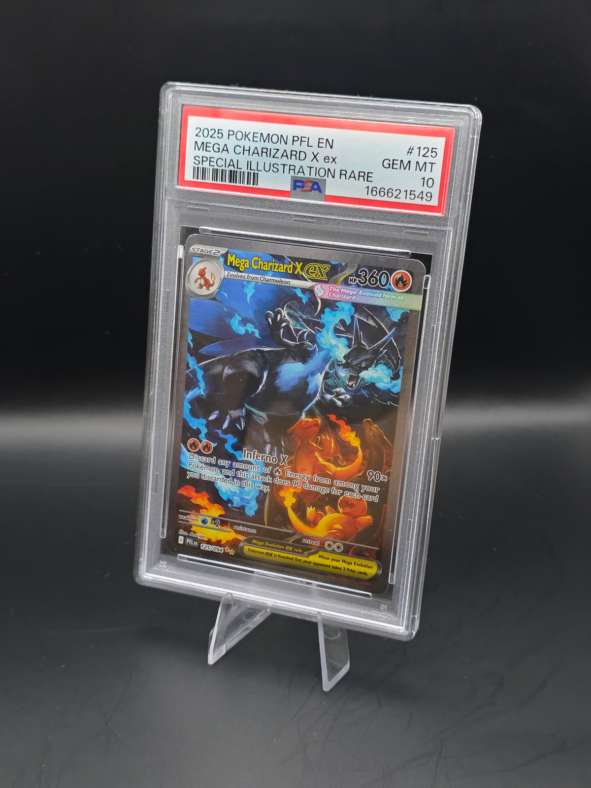 Mega Charizard x ex #125 PSA 10